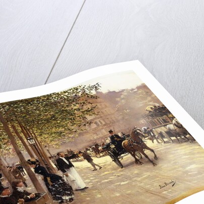 A Paris Street; Une Avenue Parisienne, c.1880 by Jean Beraud