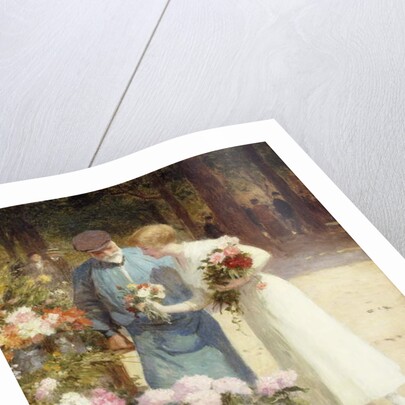 A Flower Market by Victor Gabriel Gilbert