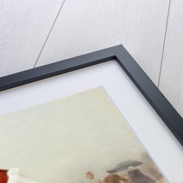 The Red Umbrella, by Charles Edouard Delort