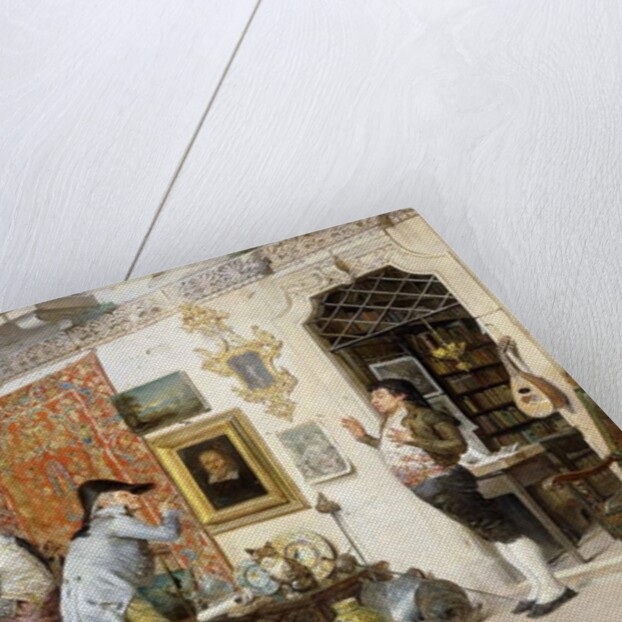 The Antiquarian; El Anticuario, 1872 by Francisco Peralta del Campo