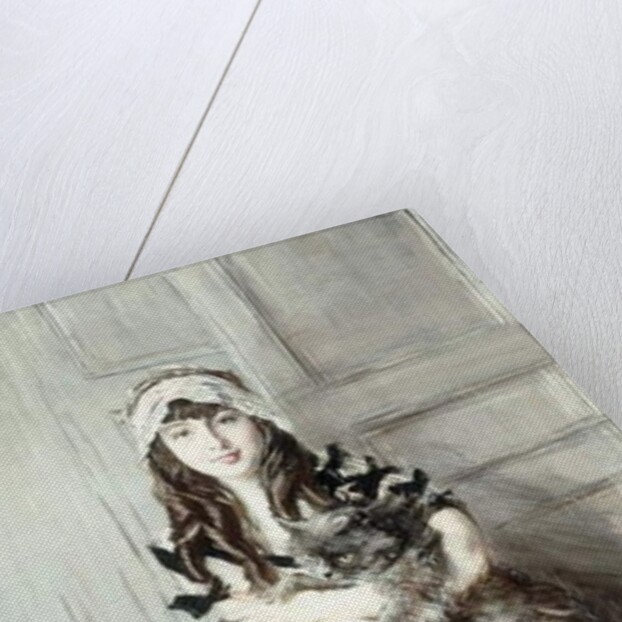 Portrait of Josefina Errazuriz Holding a Cat, 1910 by Giovanni Boldini