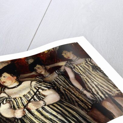 Miss Elsa Maxwell's Party showing Lady Peel at the Right by Jacques-Emile Blanche