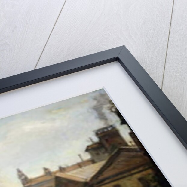 A Bustling Street Scene by G. A. Dufaug