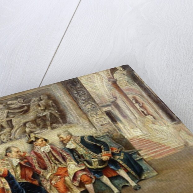 Waiting for his Eminence, 1902 by Jose Gallegos Arnosa