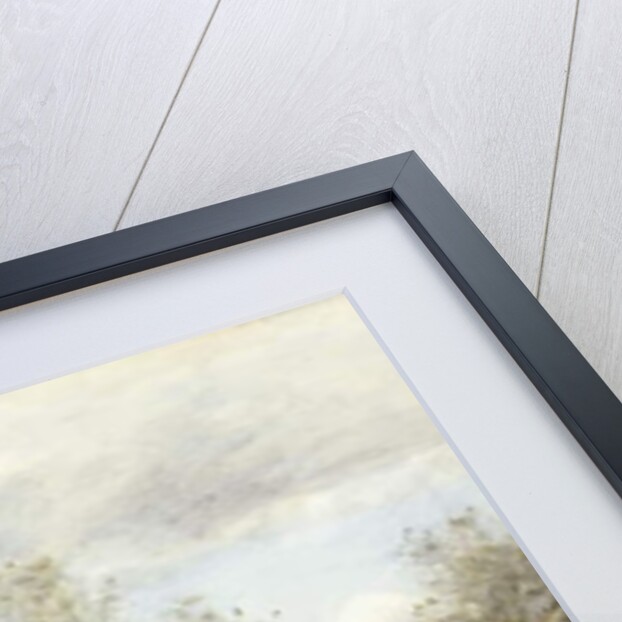 Fisherman on the Edge of a Pond in the Village of Avary by Jean Baptiste Camille Corot