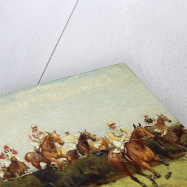 The Grand National Steeplechase: Valentine's Jump by John Sanderson Wells