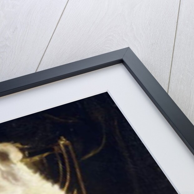 A Borzoi by a Chair by St. George Hare