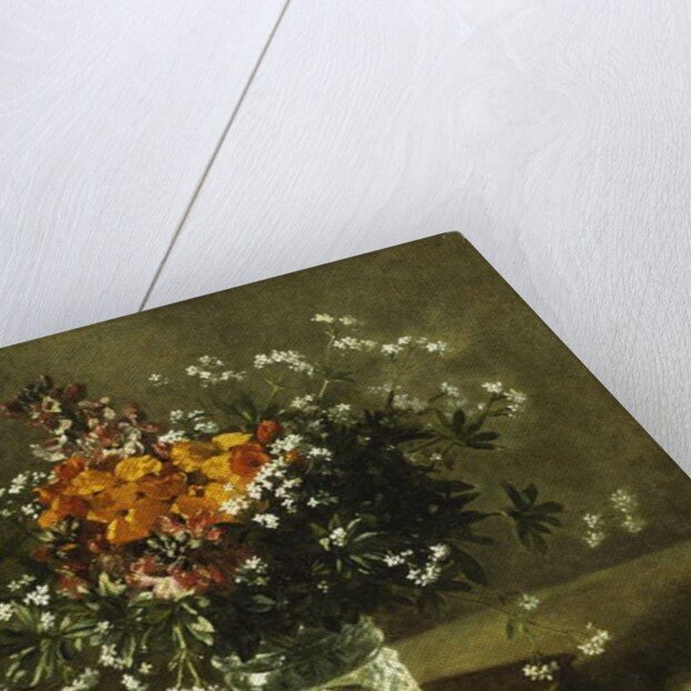 A Floral Still Life, 1872 by Emile Gustave Couder