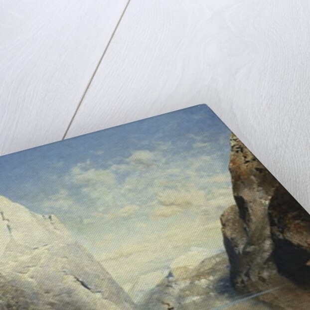 A Norweigan Fjord, 1891 by Julius Rose