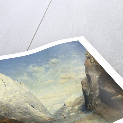 A Norweigan Fjord, 1891 by Julius Rose