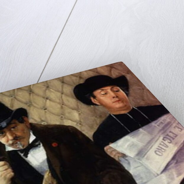 In the Railway Carriage, 1879 by Pierre Carrier-Belleuse