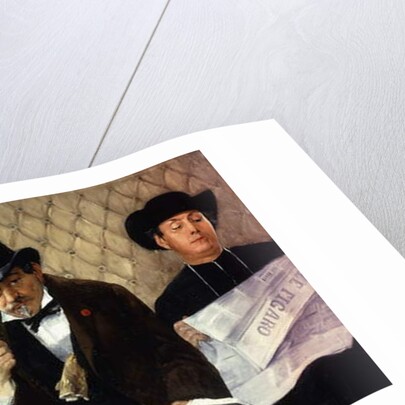 In the Railway Carriage, 1879 by Pierre Carrier-Belleuse