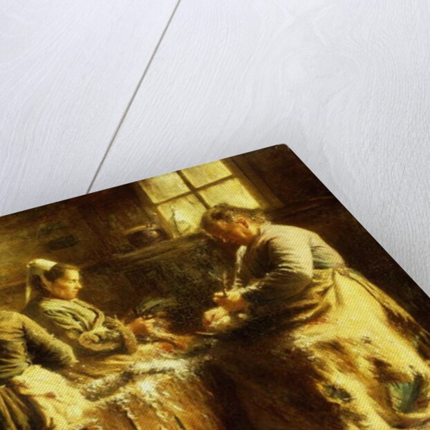 Defeathering Chickens - Late Morning Summer in Brittany; Plumeuses de Poulet - Apres Midi d'Ete Bretagne by Emma Herland