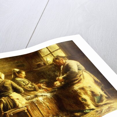 Defeathering Chickens - Late Morning Summer in Brittany; Plumeuses de Poulet - Apres Midi d'Ete Bretagne by Emma Herland