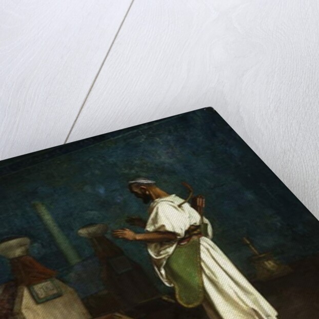 Prayer at the Sultan's Tomb; Le Tombeau des Kalifes a Brousse, 1878 by Jean Leon Gerome