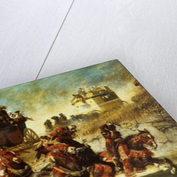 The Spanish Mail Coach in Toledo by Alexander von Wagner