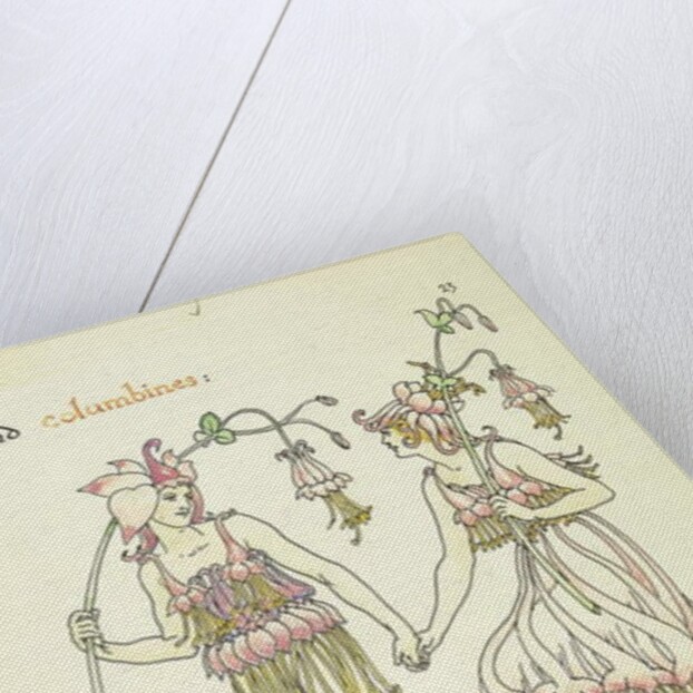 Flowers from Shakespeare's Garden: Columbines, 1906 by Walter Crane