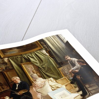 The Artist's Studio by Victor Mottez