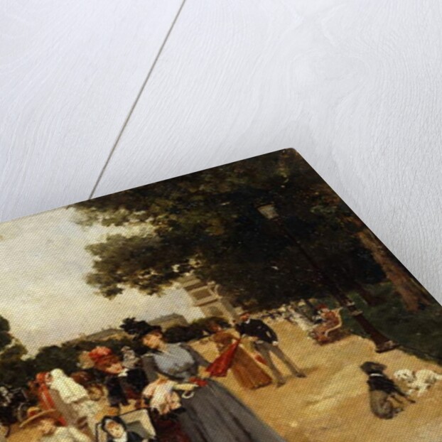 Avenue Foch with a View of the Arc de Triomphe by Francesco Miralles Galaup