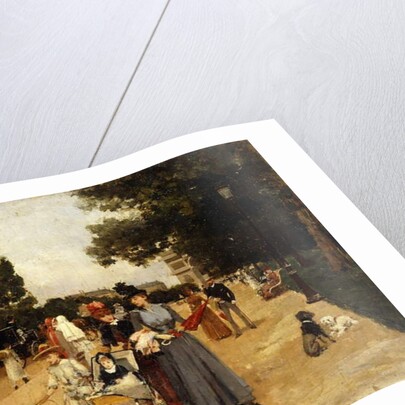 Avenue Foch with a View of the Arc de Triomphe by Francesco Miralles Galaup