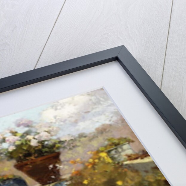 A Young Girl Gathering Flowers in the Sunshine, by Vicenzo Irolli