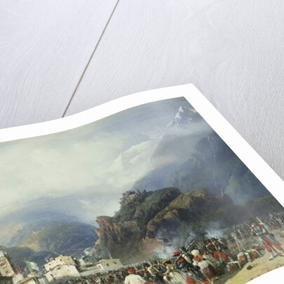 The War in Italy: Susa, Mont Cenis, Bivouac with French Troops, 1859 by Carlo Bossoli