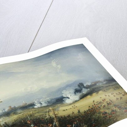 The War in Italy: The Battle of Palestro, the King of Sardinia Heading the Troops, 1859 by Carlo Bossoli