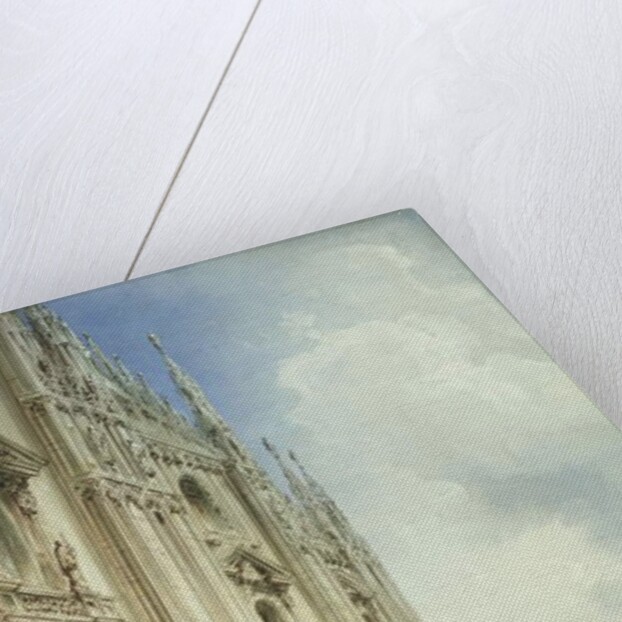 The War in Italy: The Arrival of the Emperor Napoleon III and the King of Sardinia at the Duomo, Milan, 1859 by Carlo Bossoli