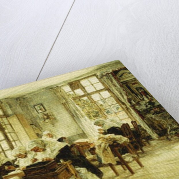 Nuns Sewing, by Leon Augustin Lhermitte