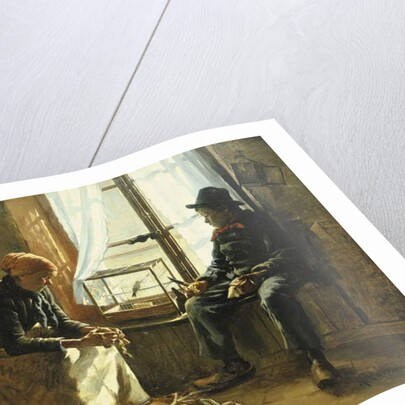 Winter Sun by Henri-Adolphe Laissement