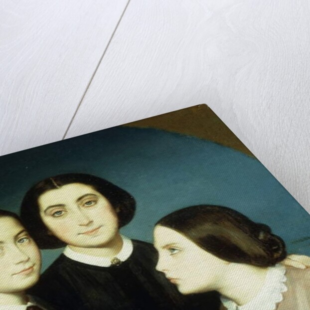 Portrait of the Three Daughters of Charles Naudier, 1854 by Eugene Emmanuel Amaury-Duval