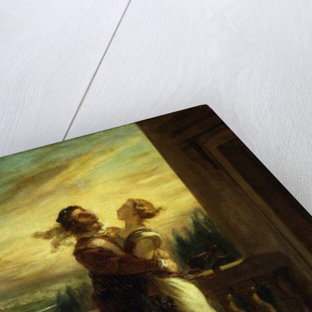 The Farewell of Romeo and Juliet; Les Adieux de Romeo et Juliette, 1845 by Ferdinand Victor Eugene Delacroix