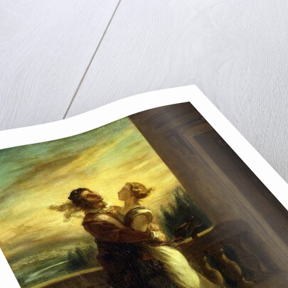The Farewell of Romeo and Juliet; Les Adieux de Romeo et Juliette, 1845 by Ferdinand Victor Eugene Delacroix