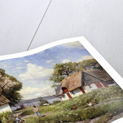 Children in a Farmyard, 1936 by Peder Monsted