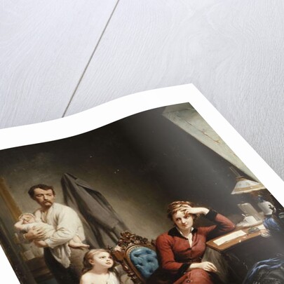 The Poetess, 1880 by Fritz Zuber-Buhler