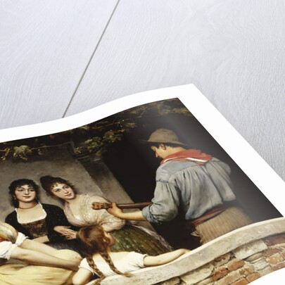 On the Balcony, 1893 by Eugen von Blaas