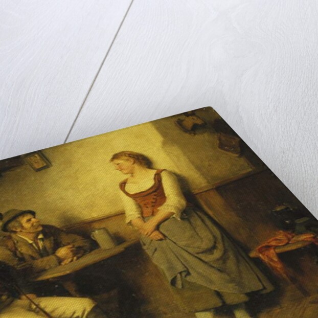 A Conservation in the Tavern, 1891 by Hugo Kauffmann