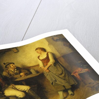 A Conservation in the Tavern, 1891 by Hugo Kauffmann