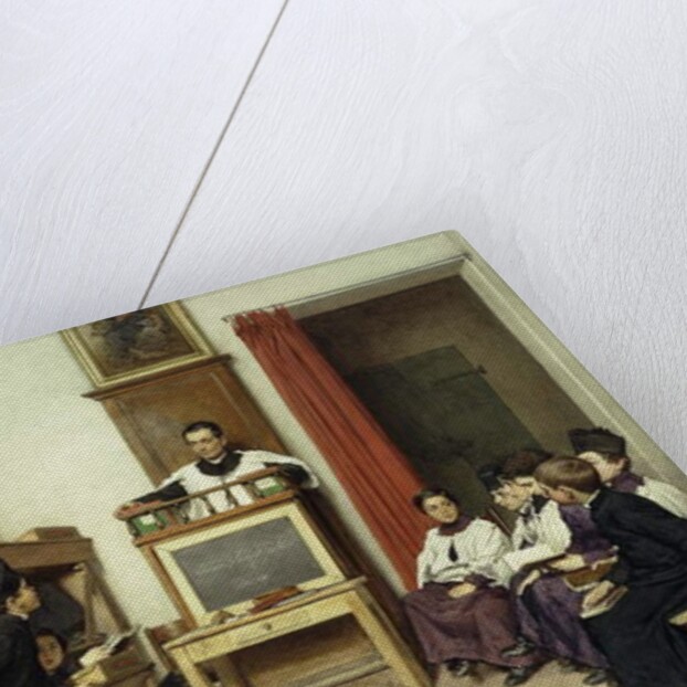 The Latin Class, 1869 by Ludwig Passini