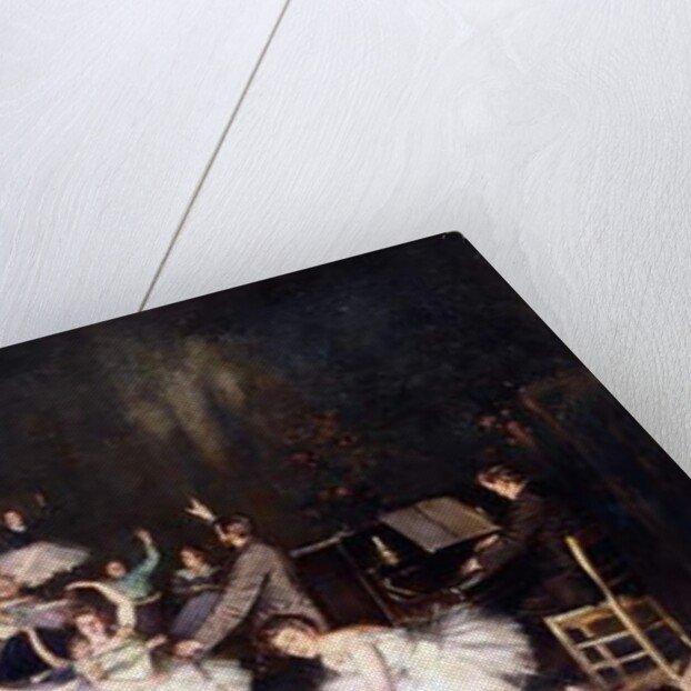 Rehearsal at the Opera House; Repetition a l'Opera, 1878 by Ferdinand Joseph Gueldry