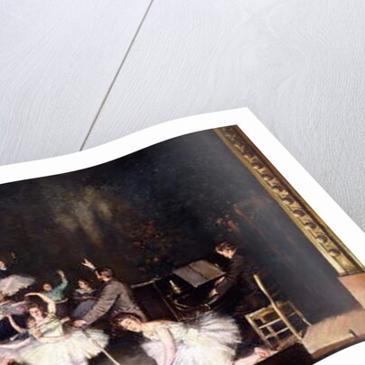 Rehearsal at the Opera House; Repetition a l'Opera, 1878 by Ferdinand Joseph Gueldry