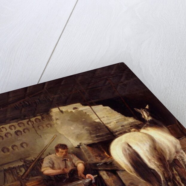 The Blacksmith's Shop by William Woodhouse