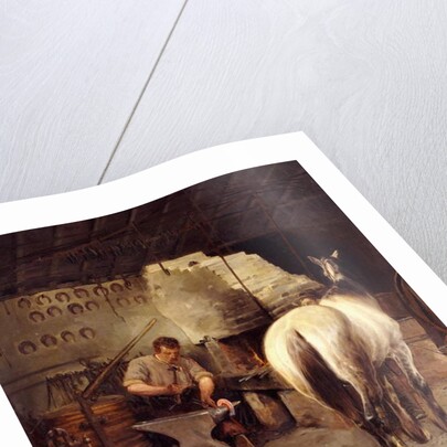 The Blacksmith's Shop by William Woodhouse