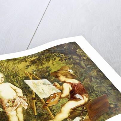 Frolicking Putti by Franz Eybl