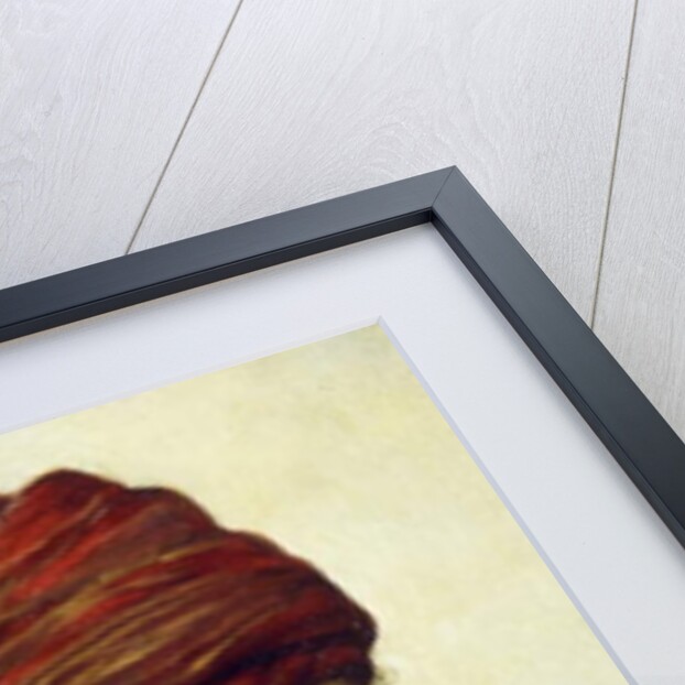 Profile Portrait of a Man in a Red Turban, 1882 by Rudolphe Ernst