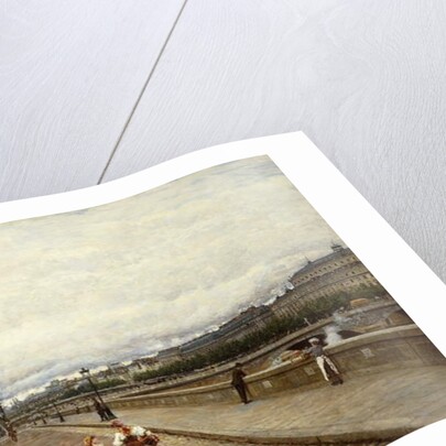 Early Morning Along the Seine by Marie Francois Firmin-Girard