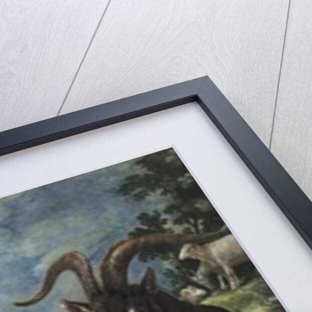 A Shepherd Piping on a Knoll, a Dog and his Flock Nearby by Peter Wtewael