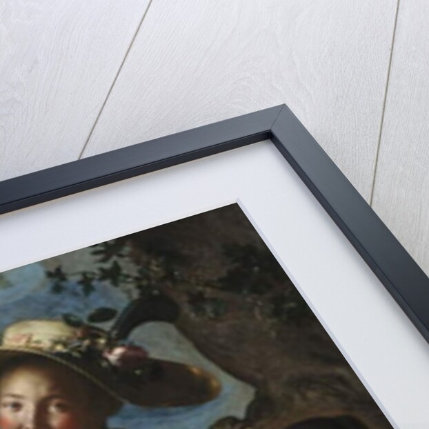 A Shepherdess Reclining with a Rabbit, a Hound and a Ram by Peter Wtewael