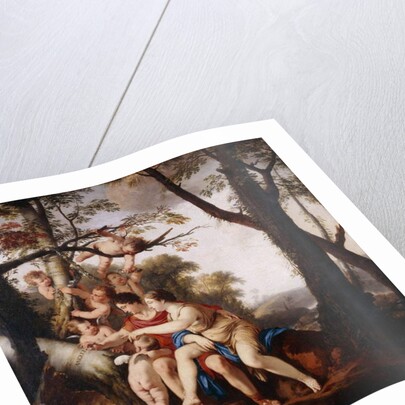 Angelica and Medoro by Laurent de La Hyre