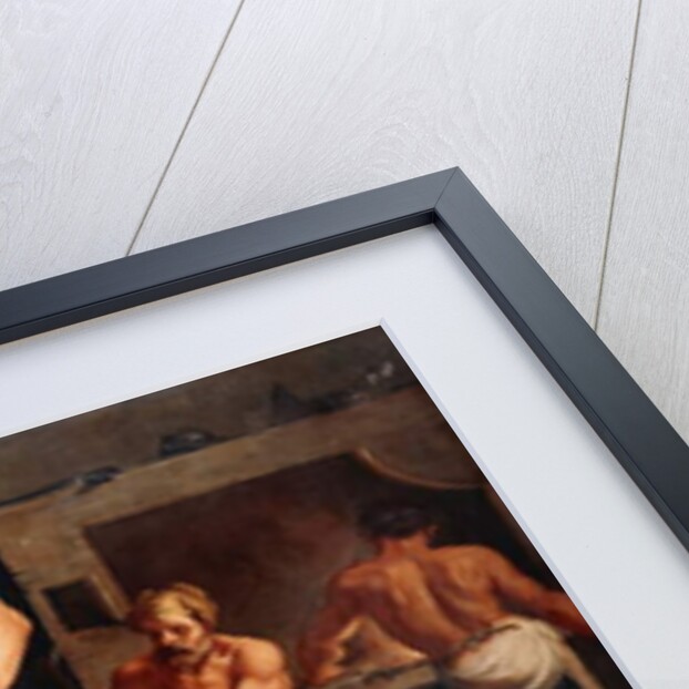 Mars and Venus at the Forge of Vulcan by Aureliano Milani